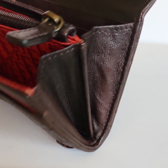 Dior Brown Carnage Quilted Wallet with Bronze Colored Accents - Picture 13 of 16